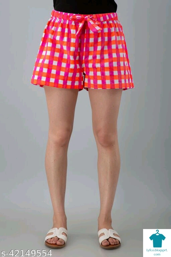 Product Name: *SAUBHAGYA WOMEN REGULAR SHORTS*Fabric: CottonPattern: PrintedMultipack: 1 - size-32