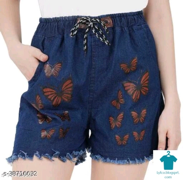 Product Name: *Casual Unique Women Shorts*Fabric: Denim - size- 28