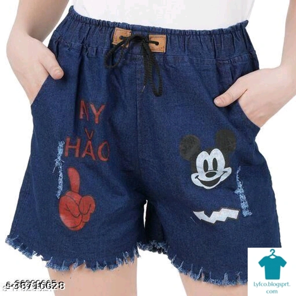 Product Name: *Casual Unique Women Shorts*Fabric: Denim - size- 26