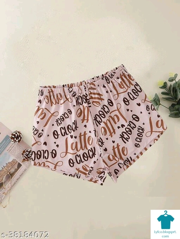 Product Name: *Fashionable Trendy Women Shorts*Fabric: PolyesterPattern: PrintedMultipack: 1 - size- 32