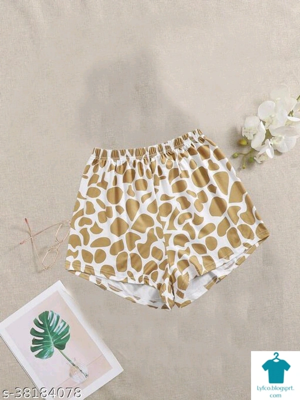 Product Name: *Stylish Feminine Women Shorts*Fabric: PolyesterPattern: PrintedMultipack: 1 - size- 30