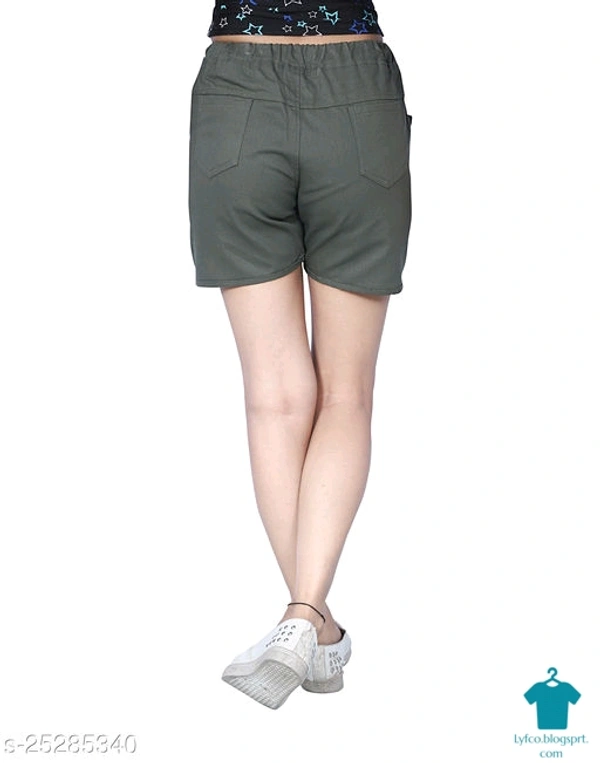 Product Name: *Ravishing Fashionista Women Shorts*Fabric: CottonPattern: Dyed/WashedMultipack: 1 - size -30