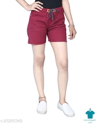 Product Name: *Ravishing Fashionista Women Shorts*Fabric: CottonPattern: Dyed/WashedMultipack: 1 - size- 32