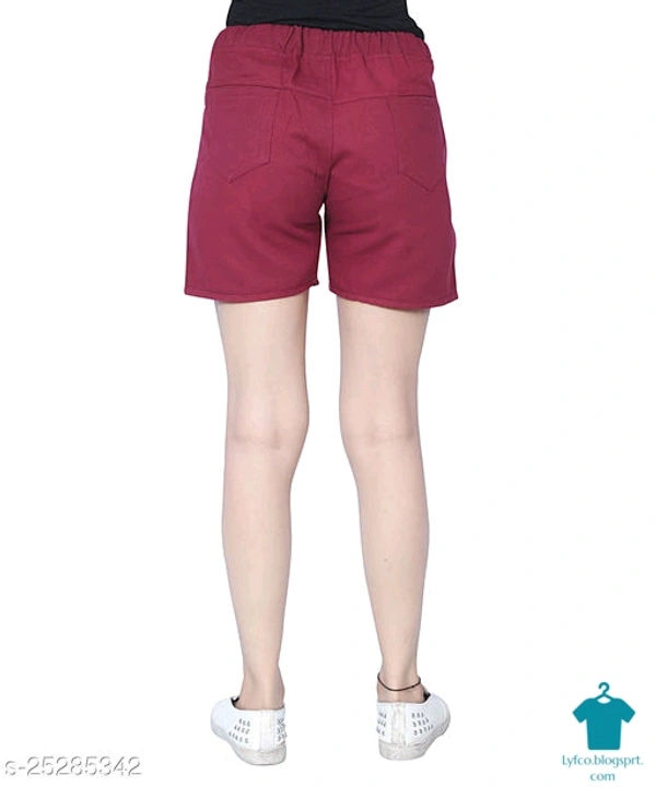 Product Name: *Ravishing Fashionista Women Shorts*Fabric: CottonPattern: Dyed/WashedMultipack: 1 - colour- Black