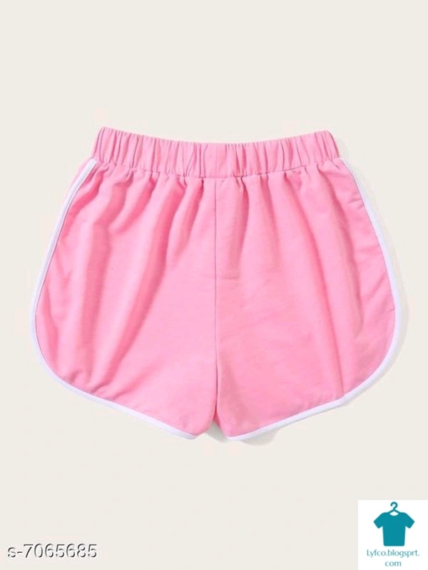 Product Name: *Vivient Women Pink Hosery Short*Fabric: CottonPattern: SolidMultipack: 1 - size- 32