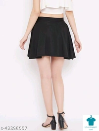 Product Name: *Fancy Latest Women Western Skirts*Fabric: PolyesterPattern: SolidMultipack: 1 - size- 34