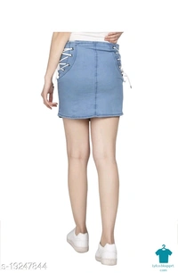Product Name: *Gorgeous Modern Women Western Skirts*Fabric: DenimPattern: SolidMultipack: 1 - size- 30