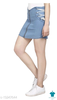 Product Name: *Gorgeous Modern Women Western Skirts*Fabric: DenimPattern: SolidMultipack: 1 - size- 30