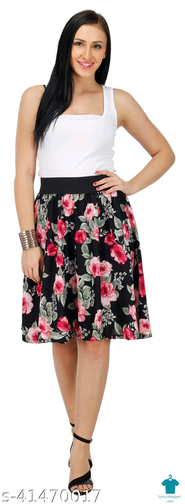 Product Name: *Ravishing Unique Women Western Skirts*Fabric: CrepePattern: PrintedMultipack: 2 - size- 28