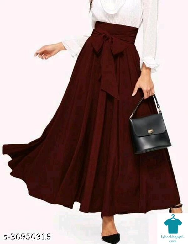 Product Name: *Ravishing Feminine Women Western Skirts*Fabric: CrepePattern: SolidMultipack: 1 - 24, colour- Dark green