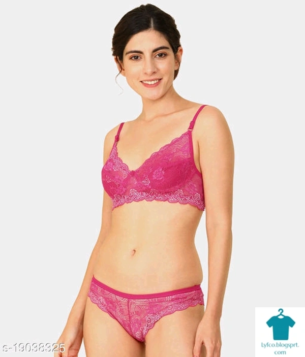 Product Name: *Women's Lingerie Sets*Top Fabric: LaceBottom Fabric: LacePrint or Pattern Type: LaceMultipack: 2 - 36B