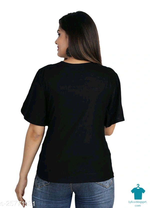 Product Name: *Gurmeet Fashion Black Rayon Embroidered Tunic/Top For Women's*Fabric: RayonSleeve Length: Short SleevesPattern: EmbroideredMultipack: 1 - size- S