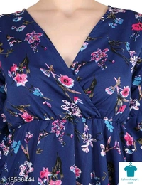 Product Name: *Trendy Retro Women Tops & Tunics*Fabric: CrepeSleeve Length: Three-Quarter SleevesPattern: PrintedMultipack: 1 - XXL