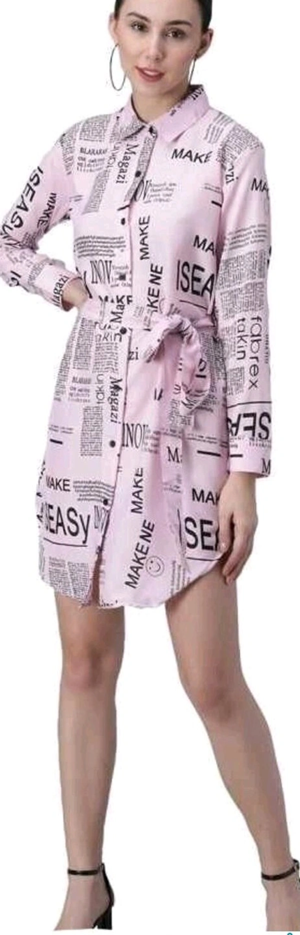 Product Name: *Trendy Feminine Women Shirts*Fabric: CrepeSleeve Length: Long SleevesPattern: PrintedMultipack: 1 - XXL