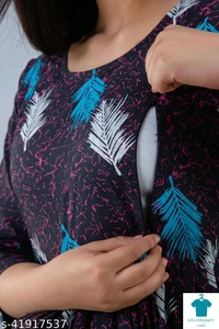 Product Name: *Classic Women Maternity Kurti*Fabric: Cotton BlendBottomwear Fabric: No BottomwearBottom Type: No BottomwearSleeve Length: Three-Quarter Sleeves - size- XL