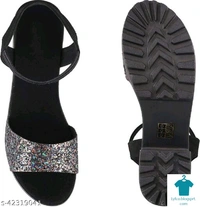 Product Name: *New Trendy Heels Wedges For Women/Girl*Material: Syntethic LeatherSole Material: SyntheticPattern: EmbellishedMultipack: 1 - IND-4