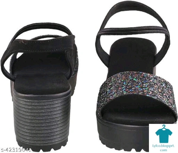 Product Name: *New Trendy Heels Wedges For Women/Girl*Material: Syntethic LeatherSole Material: SyntheticPattern: EmbellishedMultipack: 1 - IND-4