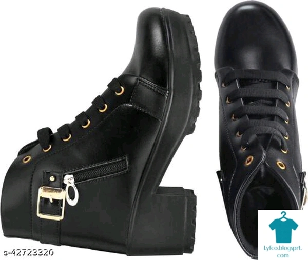 Product Name: *New Stylish Girls/Women/Ladies High Heel Fashionble Comfortable Women Casual Boots For Women/Girls Out Door Ankle Length Boot Shoe For Women/Girls and Boot for Women/Girl's Boots For Women*Material: CanvasSole Material: RubberPattern: Woven DesignFastening & Back Detail: ZipMultipack: 1 - 9