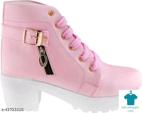 Product Name: *New Stylish Girls/Women/Ladies High Heel Fashionble Comfortable Women Casual Boots For Women/Girls Out Door Ankle Length Boot Shoe For Women/Girls and Boot for Women/Girl's Boots For Women*Material: CanvasSole Material: RubberPattern: Woven DesignFastening & Back Detail: ZipMultipack: 1 - colour- Pink