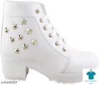 Product Name: *Girl's Trendy Stylish Latest Design Outdoor Ankle Length Boot For Women Comfortable Fashionble Boot Shoe For Women/Girls*Material: SyntheticSole Material: RubberPattern: Woven DesignFastening & Back Detail: Lace-UpMultipack: 1 - 7