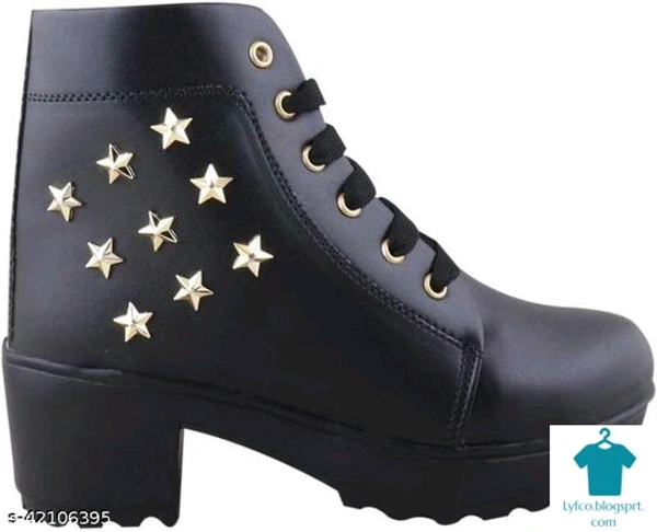 Product Name: *Girl's Trendy Stylish Latest Design Outdoor Ankle Length Boot For Women Comfortable Fashionble Boot Shoe For Women/Girls*Material: SyntheticSole Material: RubberPattern: Woven DesignFastening & Back Detail: Lace-UpMultipack: 1 - 7