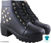 Product Name: *Girl's Trendy Stylish Latest Design Outdoor Ankle Length Boot For Women Comfortable Fashionble Boot Shoe For Women/Girls*Material: SyntheticSole Material: RubberPattern: Woven DesignFastening & Back Detail: Lace-UpMultipack: 1 - 7