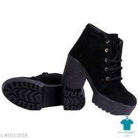 Product Name: *Attractive Women Boots*Material: SuedeSole Material: PvcPattern: Woven DesignFastening & Back Detail: Lace-UpMultipack: 1 - 8