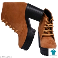 Product Name: *Attractive Women Boots*Material: SuedeSole Material: PvcPattern: Woven DesignFastening & Back Detail: Lace-UpMultipack: 1 - 4