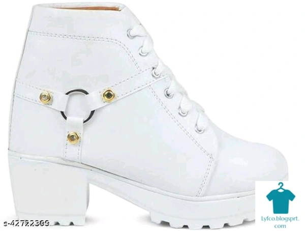 Product Name: *New Trendy, Stylish , Girl's High Heel , Comfortable and Fashionble ,Out Door , Boot Shoe's For Women/Girls , Ankle Length , LightWeight , Lace Up Casual , Boot For Women/Girls Boots For Women*Material: SyntheticSole Material: RubberPattern: Woven DesignFastening & Back Detail: Lace-UpMultipack: 1 - size- 4
