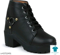 Product Name: *New Trendy, Stylish , Girl's High Heel , Comfortable and Fashionble ,Out Door , Boot Shoe's For Women/Girls , Ankle Length , LightWeight , Lace Up Casual , Boot For Women/Girls Boots For Women*Material: SyntheticSole Material: RubberPattern: Woven DesignFastening & Back Detail: Lace-UpMultipack: 1 - size- 4