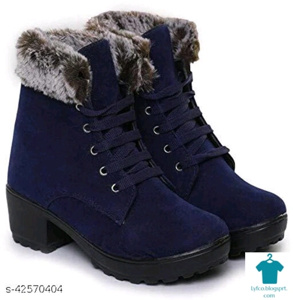 Product Name: *Womens & Girls Fur Casual Stylish Boots *Material: SyntheticSole Material: PvcPattern: SolidFastening & Back Detail: Lace-UpMultipack: 1 - 8