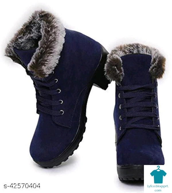 Product Name: *Womens & Girls Fur Casual Stylish Boots *Material: SyntheticSole Material: PvcPattern: SolidFastening & Back Detail: Lace-UpMultipack: 1 - 8