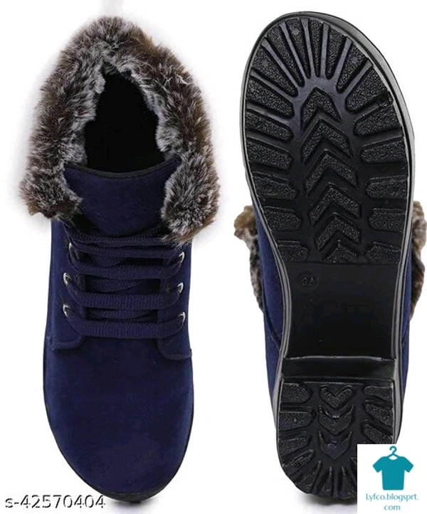 Product Name: *Womens & Girls Fur Casual Stylish Boots *Material: SyntheticSole Material: PvcPattern: SolidFastening & Back Detail: Lace-UpMultipack: 1 - 8