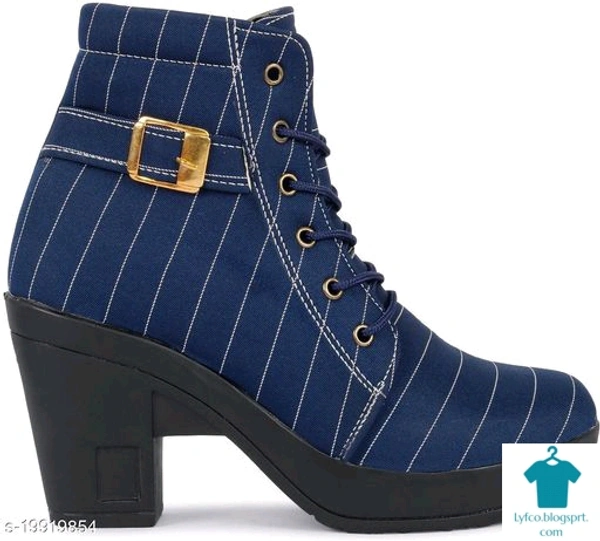Product Name: *Attractive Women's Synthetic Blue Boots*Material: SyntheticSole Material: RubberPattern: PrintedMultipack: 1 - 4