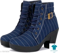 Product Name: *Attractive Women's Synthetic Blue Boots*Material: SyntheticSole Material: RubberPattern: PrintedMultipack: 1 - 4