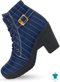 Product Name: *Attractive Women's Synthetic Blue Boots*Material: SyntheticSole Material: RubberPattern: PrintedMultipack: 1 - 6