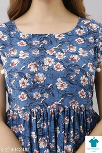 Product Name: *Trendy Sensational Women Tops & Tunics*Fabric: CrepeSleeve Length: Three-Quarter SleevesPattern: SolidMultipack: 1 - XXXL