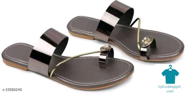 Product Name: *Voguish Women Flats*Material: SyntheticSole Material: TprPattern: SolidFastening & Back Detail: Slip-OnMultipack: 1 - IND-8