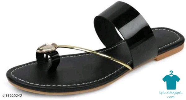 Product Name: *Voguish Women Flats*Material: SyntheticSole Material: TprPattern: SolidFastening & Back Detail: Slip-OnMultipack: 1 - IND-7