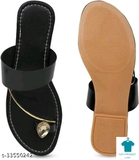 Product Name: *Voguish Women Flats*Material: SyntheticSole Material: TprPattern: SolidFastening & Back Detail: Slip-OnMultipack: 1 - IND-7