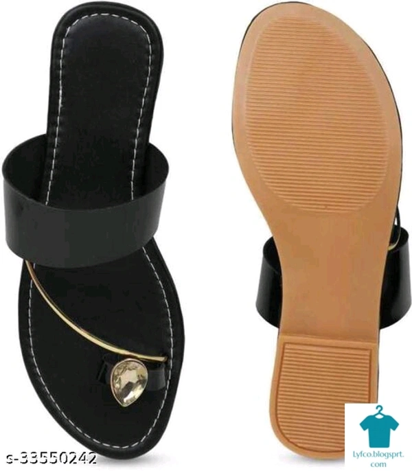 Product Name: *Voguish Women Flats*Material: SyntheticSole Material: TprPattern: SolidFastening & Back Detail: Slip-OnMultipack: 1 - IND-7
