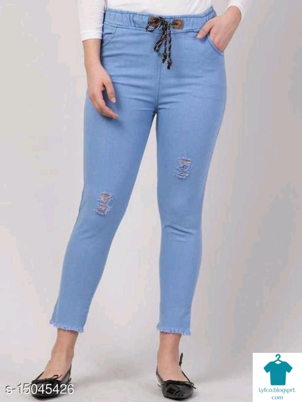 Product Name: *Trendy Designer Women Jeans*Fabric: DenimMultipack: 1 - 30