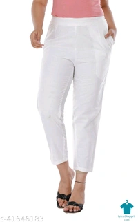 Product Name: *Comfy Fashionista Women Women Trousers *Fabric: CottonPattern: SolidMultipack: 1 - 34