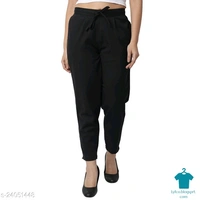 Product Name: *Urbane Fashionista Women Women Trousers *Fabric: Cotton BlendPattern: SolidMultipack: 1 - 32