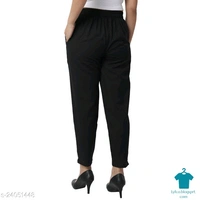 Product Name: *Urbane Fashionista Women Women Trousers *Fabric: Cotton BlendPattern: SolidMultipack: 1 - 38