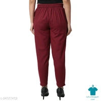 Product Name: *Urbane Fashionista Women Women Trousers *Fabric: Cotton BlendPattern: SolidMultipack: 1 - 32