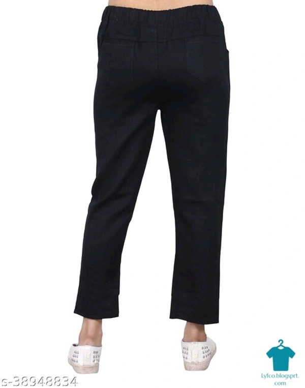 Product Name: *Trendy Latest Women Women Trousers *Fabric: CottonPattern: Dyed/WashedMultipack: 1 - 28