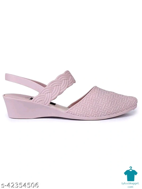 Product Name: *WMK Women's Sandal Indoor House or Outdoor Latest Fashion Pink Casual Sandal For Women and Girls*Material: PUSole Material: PVCFastening & Back Detail: Open BackPattern: SolidMultipack: 1 - IND-6