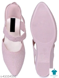 Product Name: *WMK Women's Sandal Indoor House or Outdoor Latest Fashion Pink Casual Sandal For Women and Girls*Material: PUSole Material: PVCFastening & Back Detail: Open BackPattern: SolidMultipack: 1 - IND-6