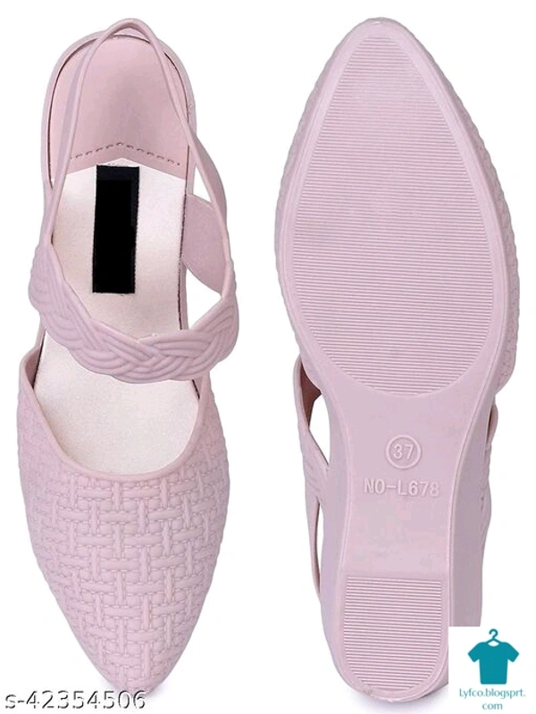 Product Name: *WMK Women's Sandal Indoor House or Outdoor Latest Fashion Pink Casual Sandal For Women and Girls*Material: PUSole Material: PVCFastening & Back Detail: Open BackPattern: SolidMultipack: 1 - IND-6